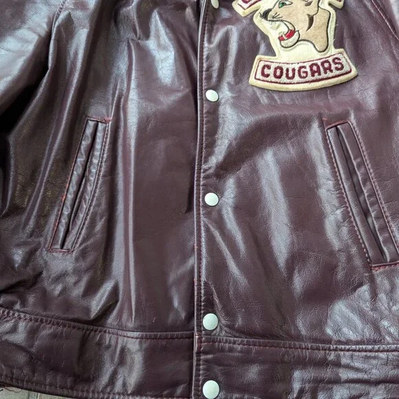 Cornwallis Cougars Hockey Jacket (Royal Canadian Navy) *Vintage* - Picture 5 of 9